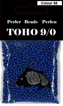 TOHO-perler blå 68