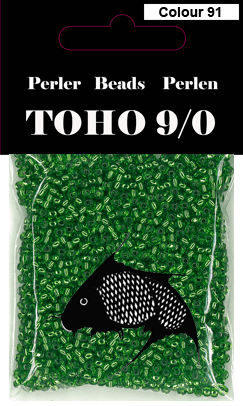TOHO-perler grøn 91