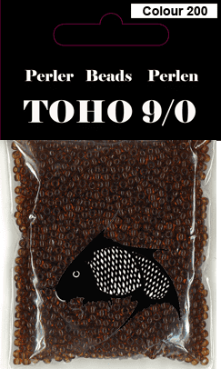 TOHO-perler klar brun 200