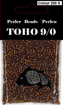 TOHO-perler brun 200S
