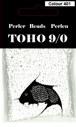TOHO-perler hvid regnbue 401