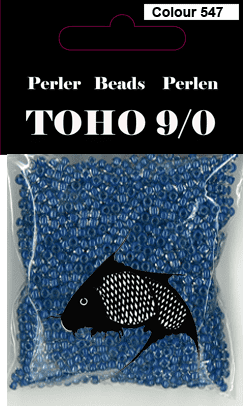 TOHO-perler blå 547