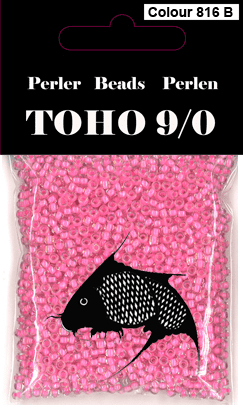 TOHO-perler l.rød 816B