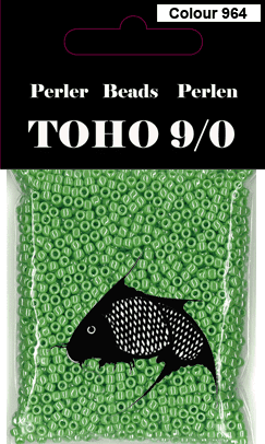 TOHO-perler l.grøn 964