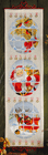Julekalender Julemand i slæde, 28 x 100cm