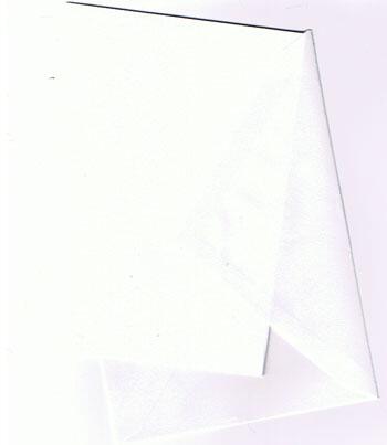 Kort med kuvert C6 hvid, 25stk.