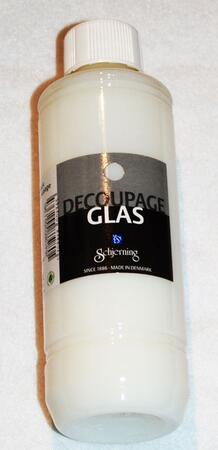 Decoupage glas 250ml