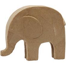 Pap elefant 24cm