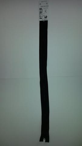 Lynlås 35cm nylon sort