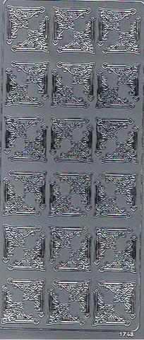 Stickers Hjørne 1743 sølv