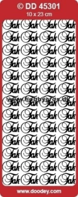 Stickers Tak 45301 hvid
