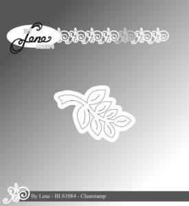 By Lene stempel leaf, blad BLS1084