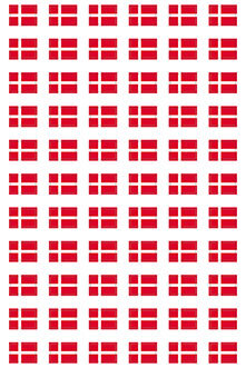 Oblater flag mini 132stk.