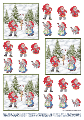 3D ark Barto design Små julebilleder
