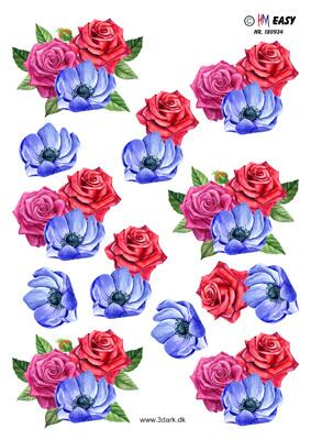 3D ark HM easy Sommerblomster  roser