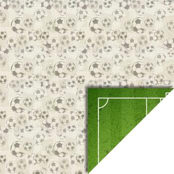 Scarpark Felicita design 2-sidet 12"x12", 200gr. fodbolde i mål / fodboldbane