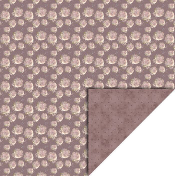 Scarpark Felicita design 2-sidet 12"x12", 200gr. Gl. rosa roser m.m.