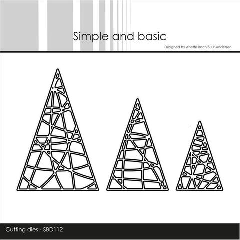 Simple and Basic die “String Christmas Trees" SBD112*