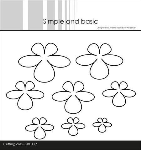 600617 Simple and Basic die “Sweet Flowers" SBD117