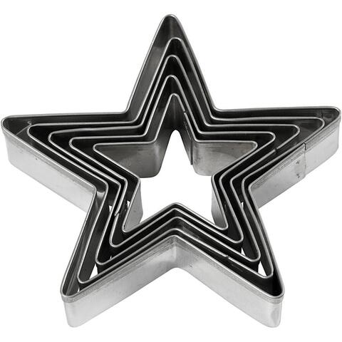 Udstiksforme, Stjerne, 8 cm, 5 Stk.