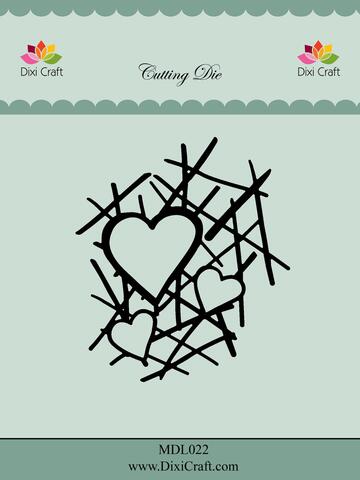 Dixi Craft dies “Heart Grid" MDL022