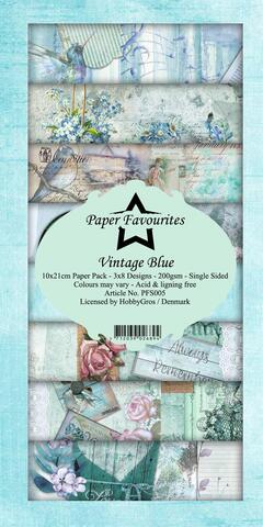 Paper Favourites Slim Card "Vintage Blue" 24ark PFS005