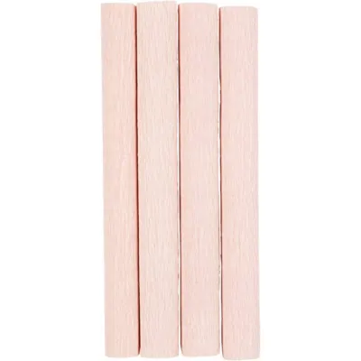 Crepepapir 25 x 60cm 3ark soft rosa