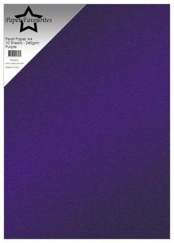 Paper Favourites Pearl Paper "Purple" PFSS412
