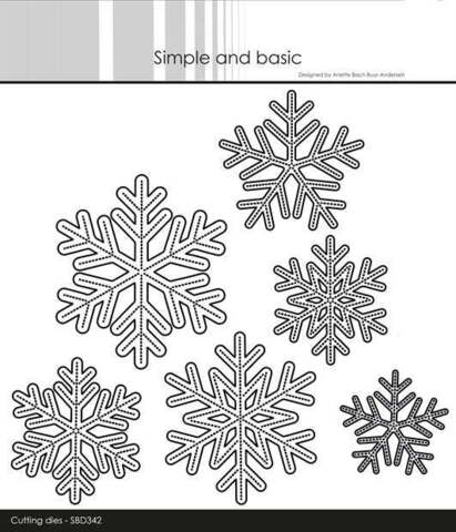 Simple and Basic die "Snowflakes" SBD342