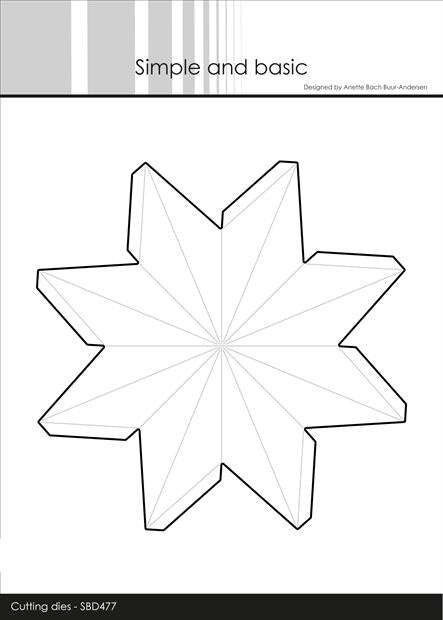 Simple and Basic die "Star ornament - Large" SBD477