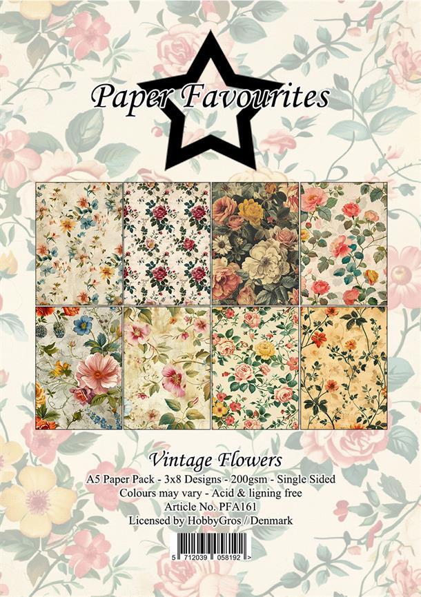 Paper Favourites Paper Pack "Vintage Flowers" PFA161