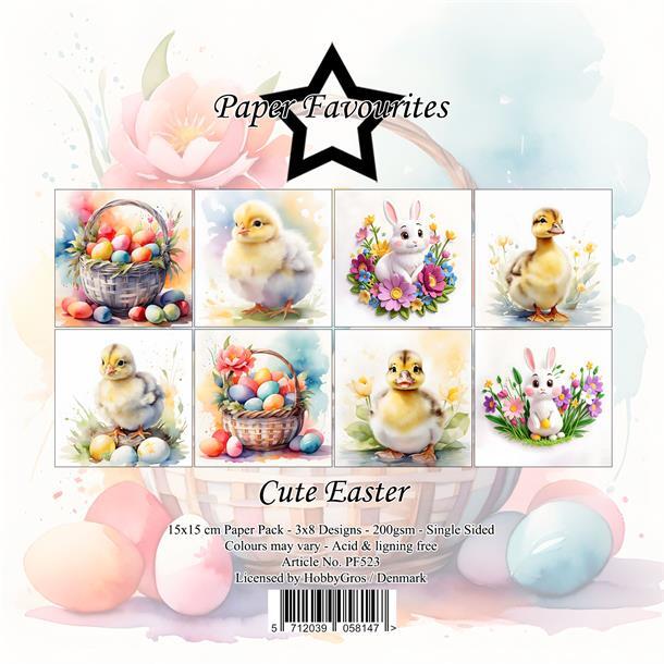 Paper Favourites Paper Pack 15*15cm "Cute Easter" PF523