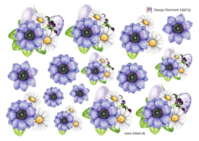 3D ark HM-design Blomster og æg