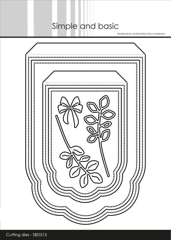Simple and Basic die "A6 & A7 Cardfront" SBD515