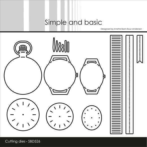 Simple and Basic die "Wristwatches and pocketwatch" SBD526