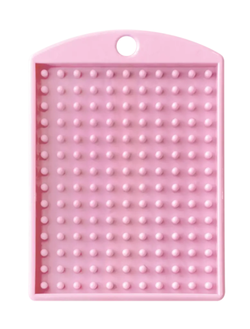 Pixel nøglering pastel pink