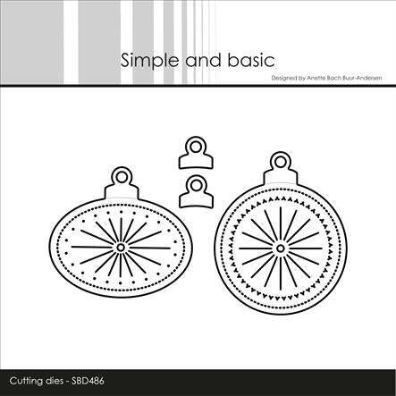 Simple and Basic die "Christmas Ornaments" SBD486
