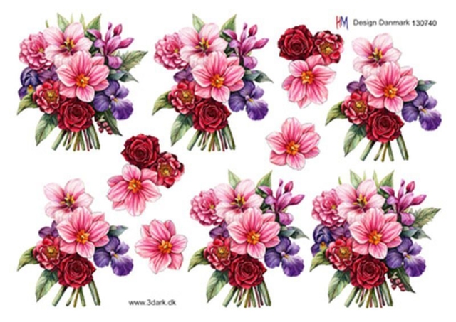 3D ark HM-design Stor blomsterbuket