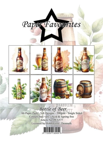 Paper Favourites Paper Pack "Bottle of Beer" PFA577