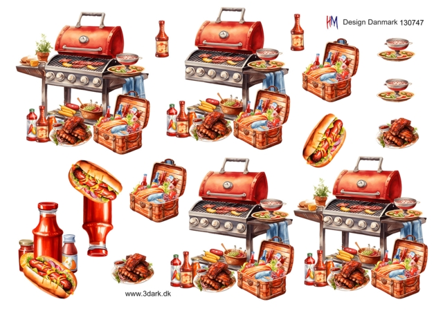 3D ark HM-design Grill og gillmad
