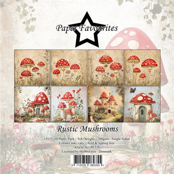 Paper Favourites Paper Pack "Rustic Mushrooms" PF538
