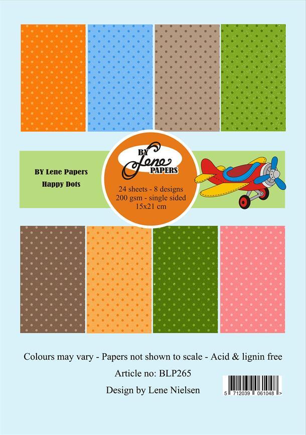 BY Lene Paperpad "Happy Dots" BLP265