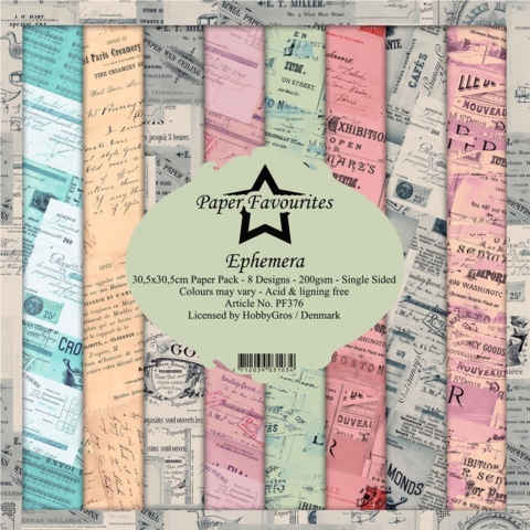 Paper Favourites Paper Pack "Ephemera" PF376