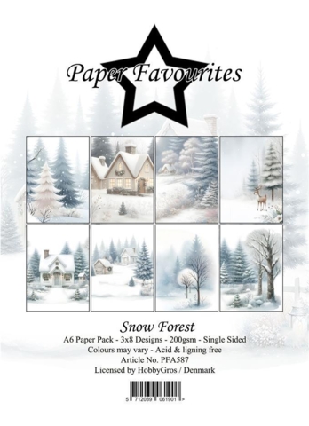 Paper Favourites Paper Pack "Snow Forest" PFA587