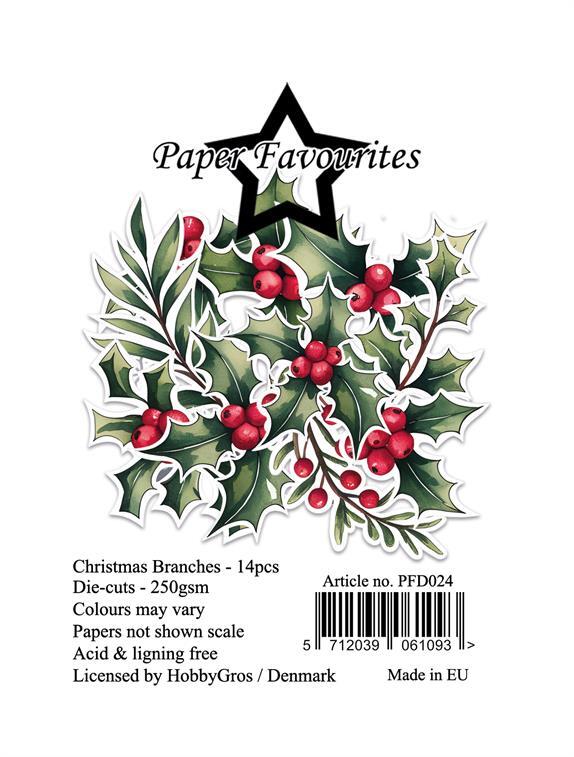 Paper Favourites Die-Cuts "Christmas Branches" PFD024