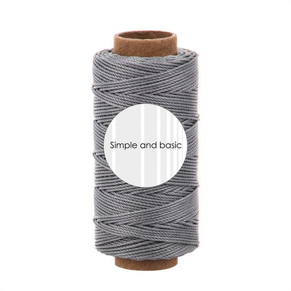 Simple and basic Polyester Thread 50m "Steel grey" SBA705
