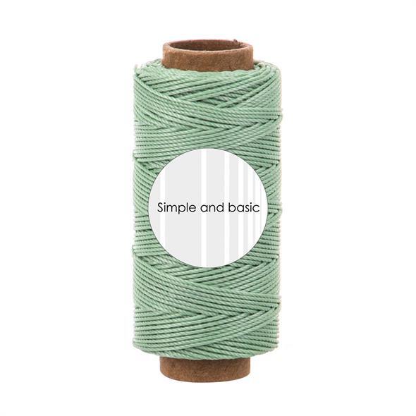 Simple and basic Polyester Thread 50m "Spring green" SBA707