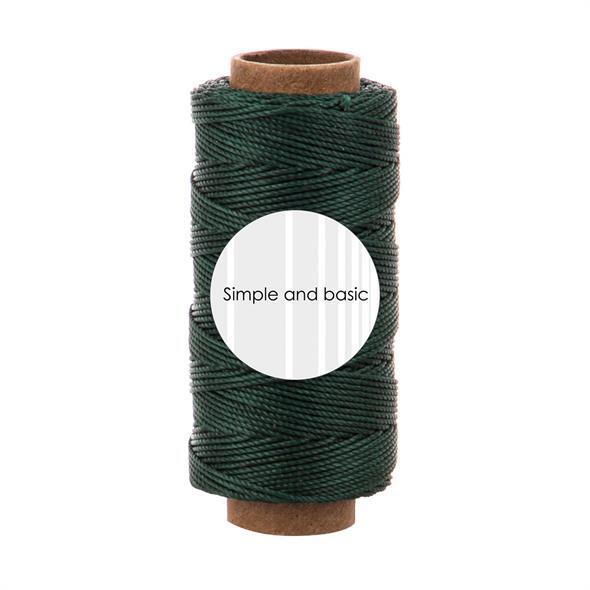 Simple and basic Polyester Thread 50m "Bottle green" SBA710