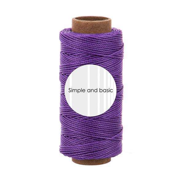 Simple and basic Polyester Thread 50m "Bright purple" SBA711
