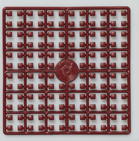 Pixelhobby perler rødbrun 126